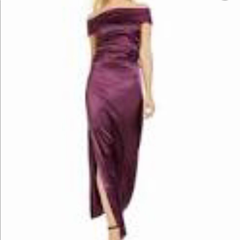 Vince Camuto plum gown
